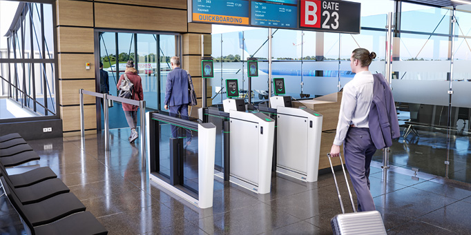 Inside Airport Gate